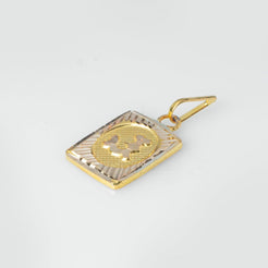 'J' 22ct Gold Initial Pendant P-7495-J - Minar Jewellers