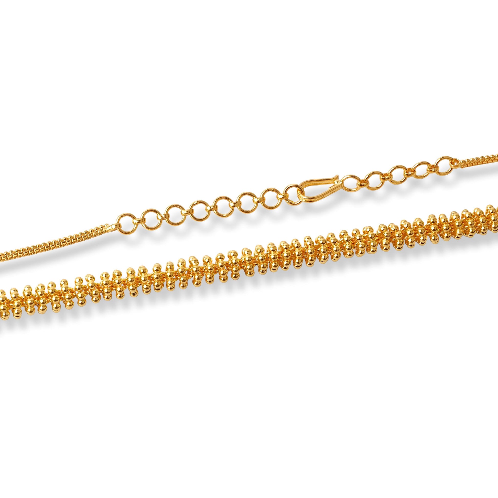 22ct Gold Long Beaded Mala Chain (46.8g) N-7883 - Minar Jewellers