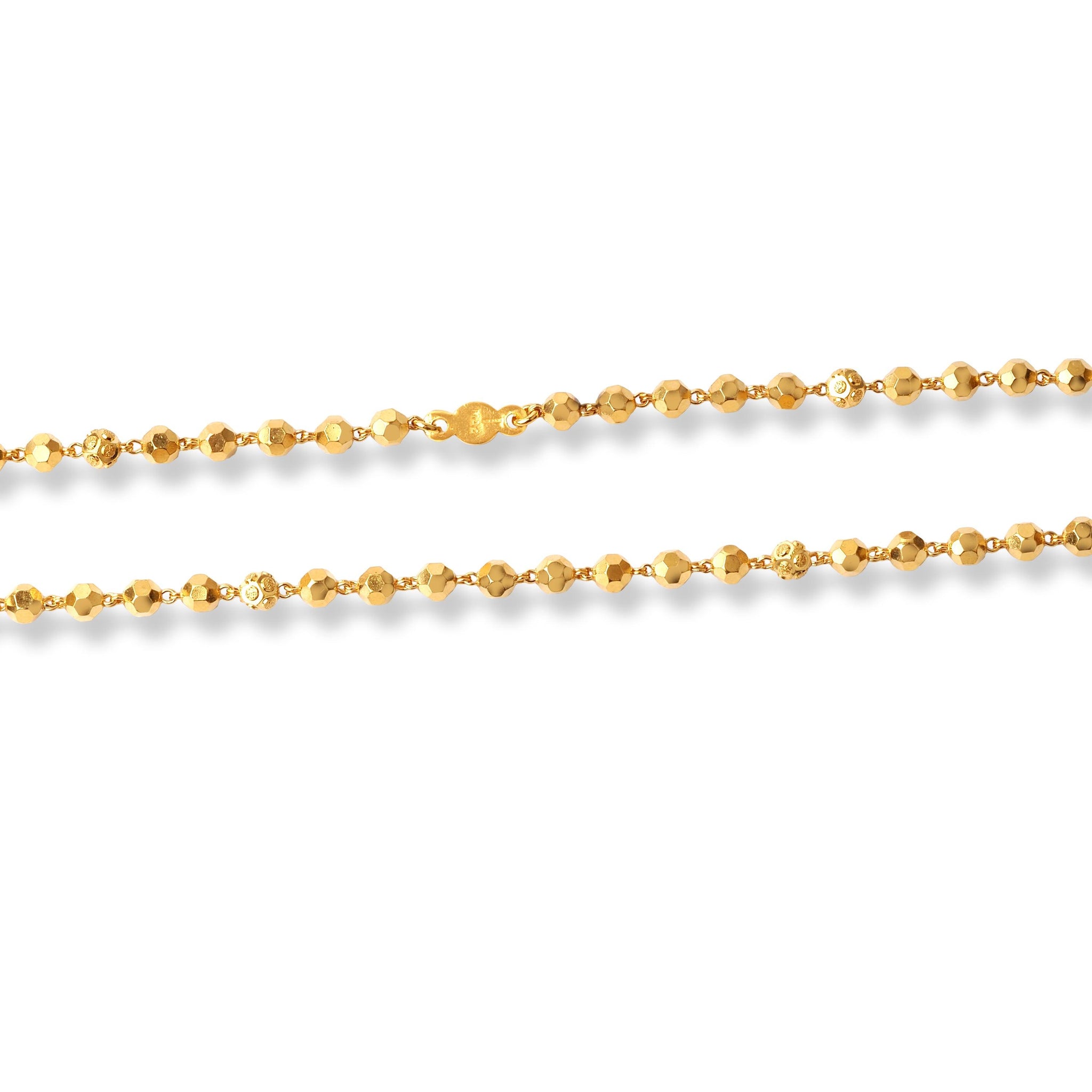 22ct Gold Long Beaded Mala Chain (26.3g) N-7882