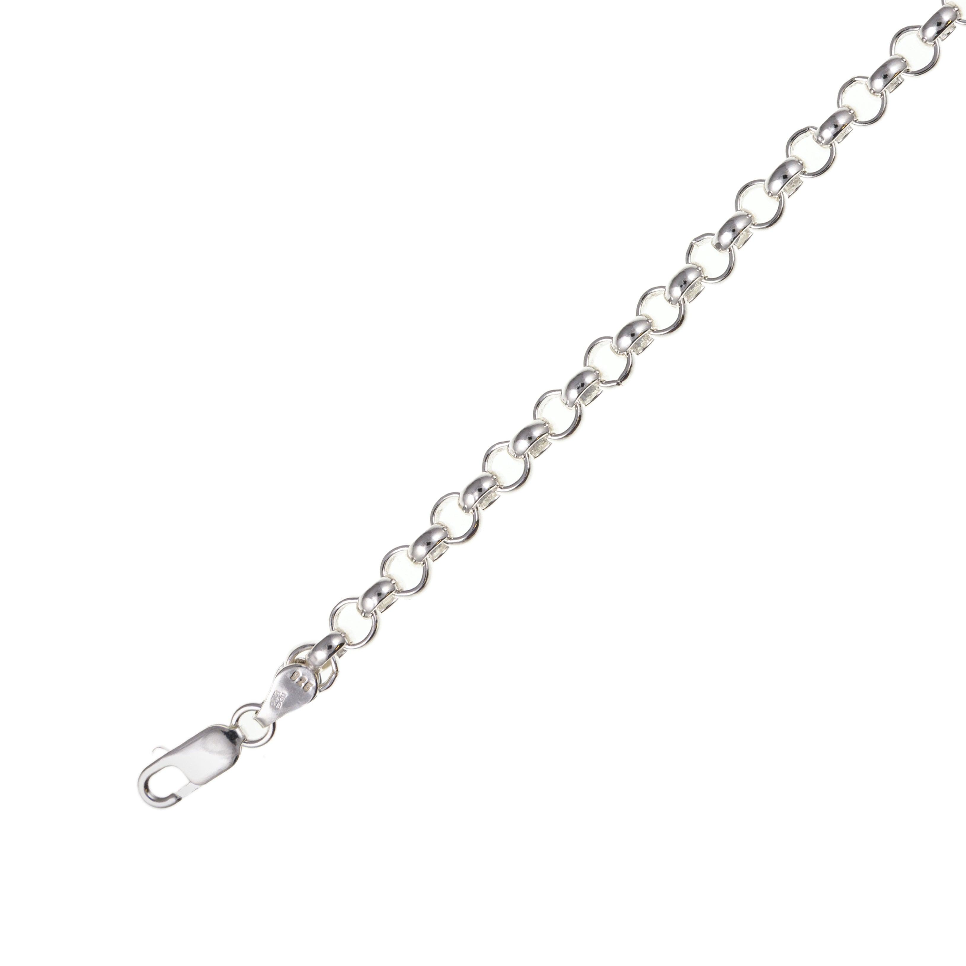 Sterling Silver Round Link Belcher Chain BN20024 - Minar Jewellers