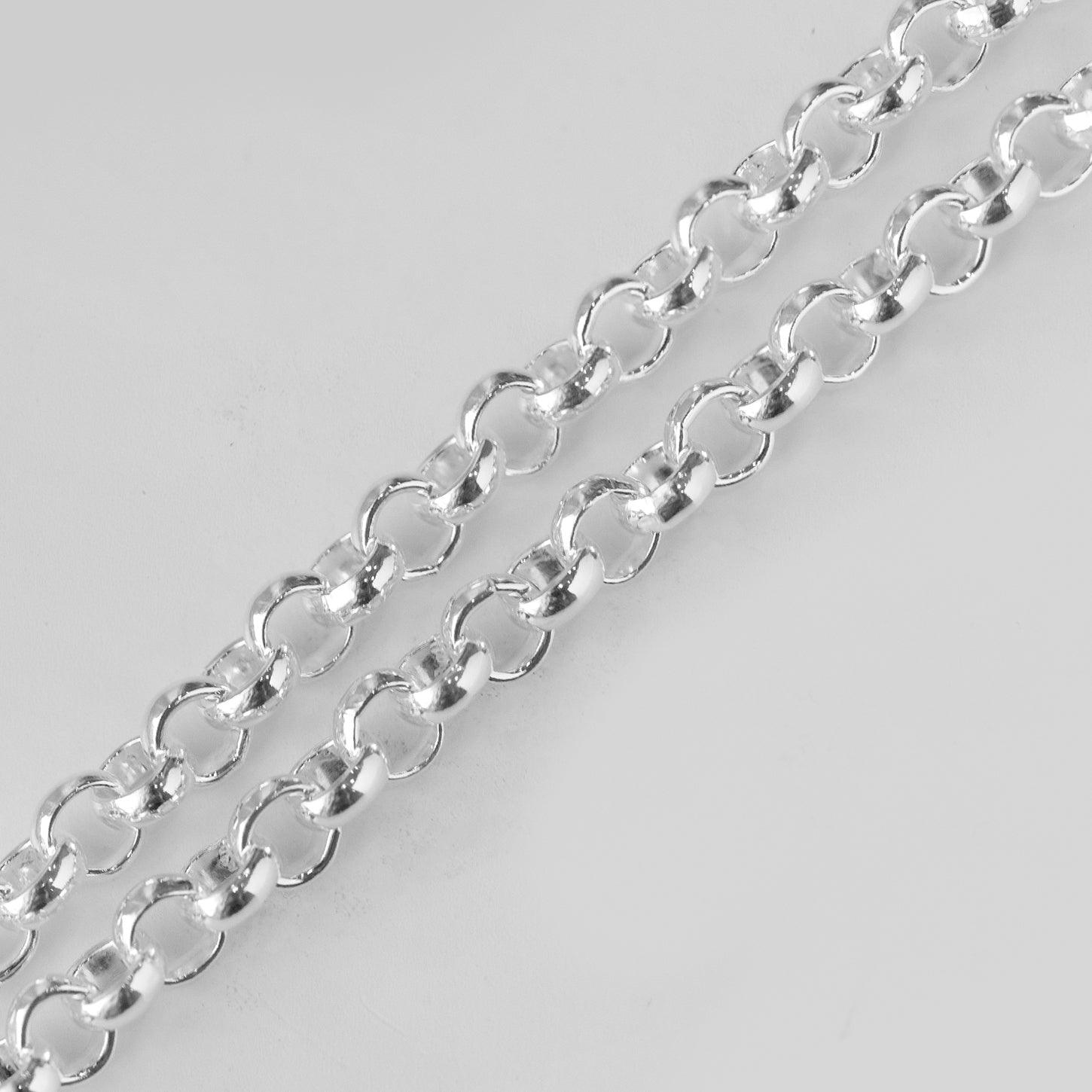 Sterling Silver Round Link Belcher Chain BN20024