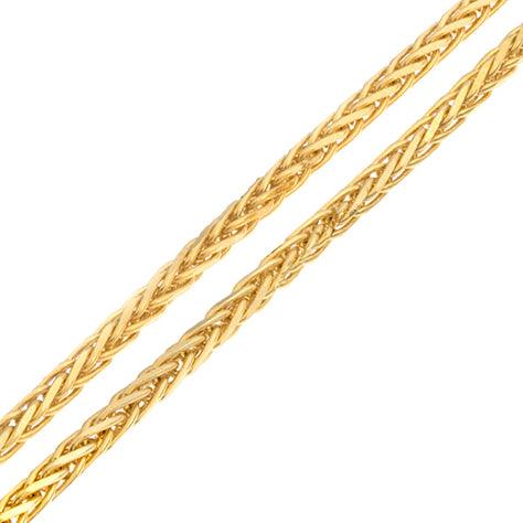 22ct Gold Spiga Unisex Chain C-2816