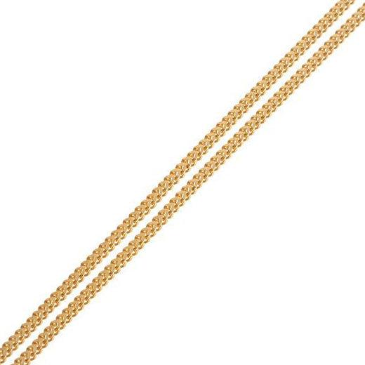 22ct Indian Gold Foxtail Chain C-3795 - Minar Jewellers