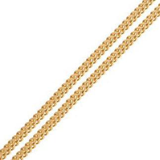22ct Gold Foxtail Chain with a lobster clasp C-3797 - Minar Jewellers