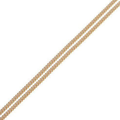 22 Carat Gold Rhodium Foxtail Chain with a ring clasp C-5779 - Minar Jewellers