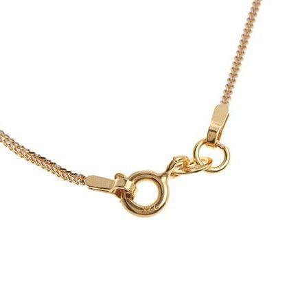22 Carat Gold Rhodium Foxtail Chain with a ring clasp C-5779