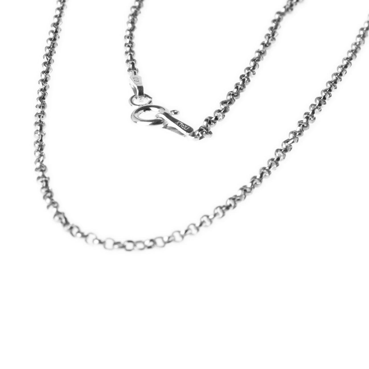 Sterling Silver Belcher Chain with Ring Clasp C-7942