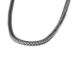 Sterling Silver Spiga Chain with Ring Clasp C-7947 - Minar Jewellers