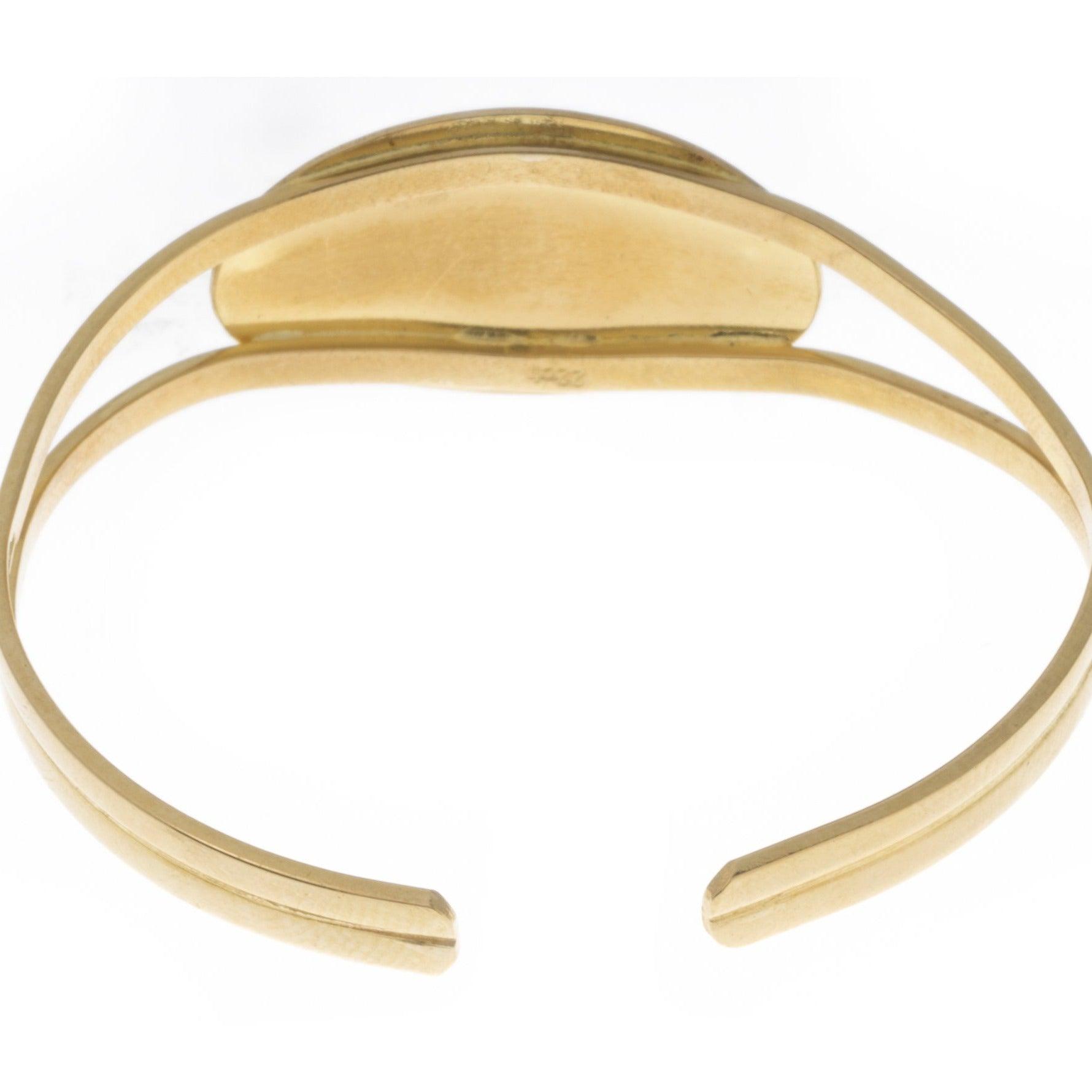 22ct Gold Openable Children's ID Style Bangle (10.4g) CB-7329 - Minar Jewellers