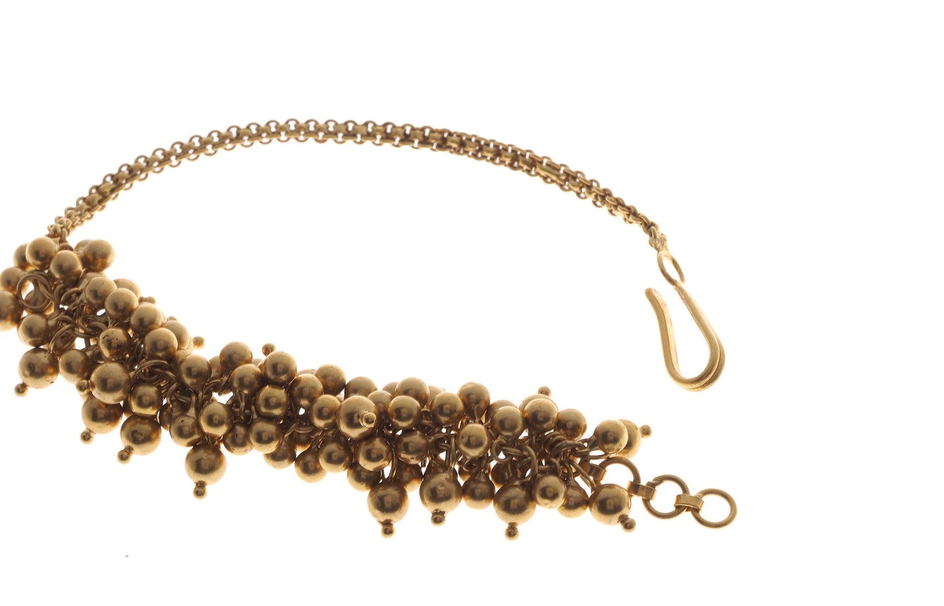 22ct Gold Pair of Kanser Ear Chains K-5835 - Minar Jewellers