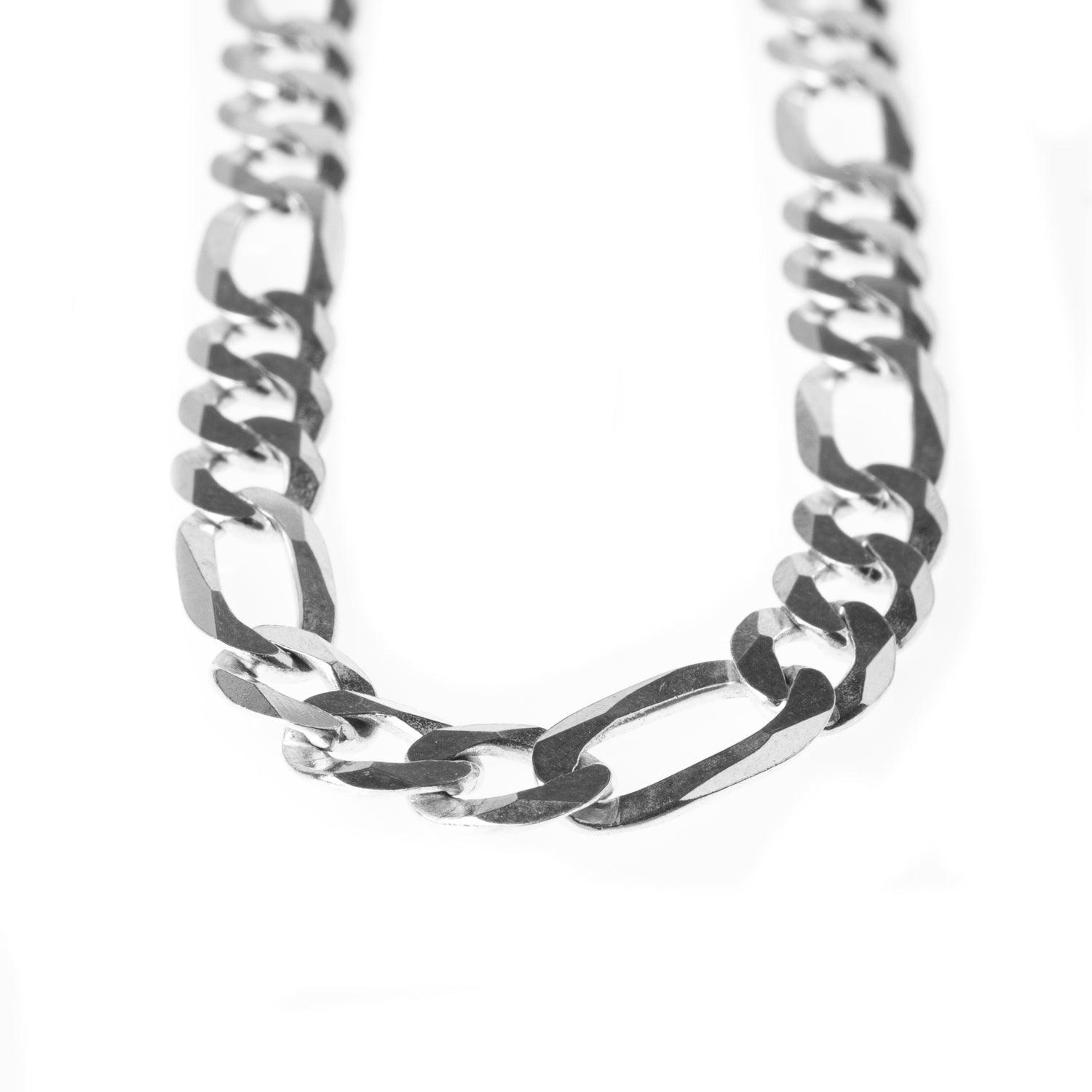 Sterling Silver Figaro Cable Chain C-5091 - Minar Jewellers