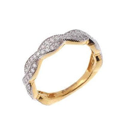 22ct Gold Cubic Zirconia Engagement Ring and Wedding Band Suite LRNEW2 - Minar Jewellers