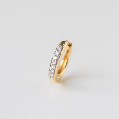 18ct Gold Diamond Nose Ring MCS3315 - Minar Jewellers