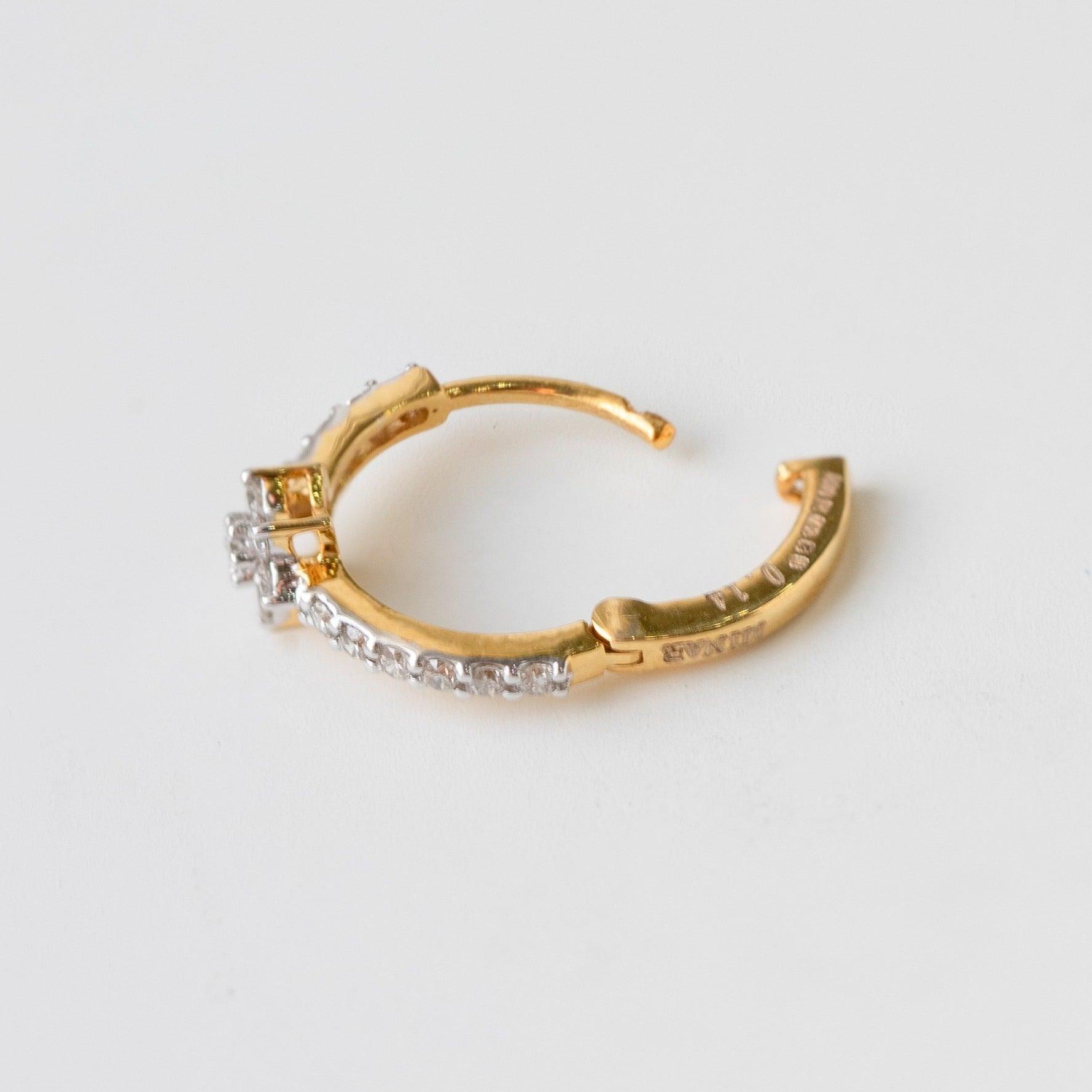 Diamond Nose Ring 18ct Gold MCS3317