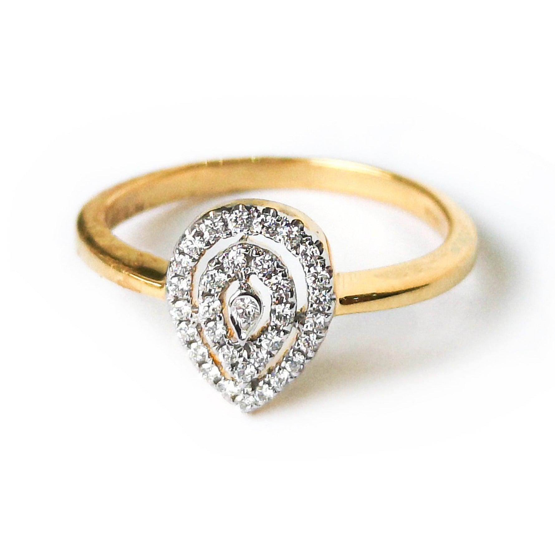 18ct White or Yellow Gold Diamond Dress Ring MCS3627 - Minar Jewellers