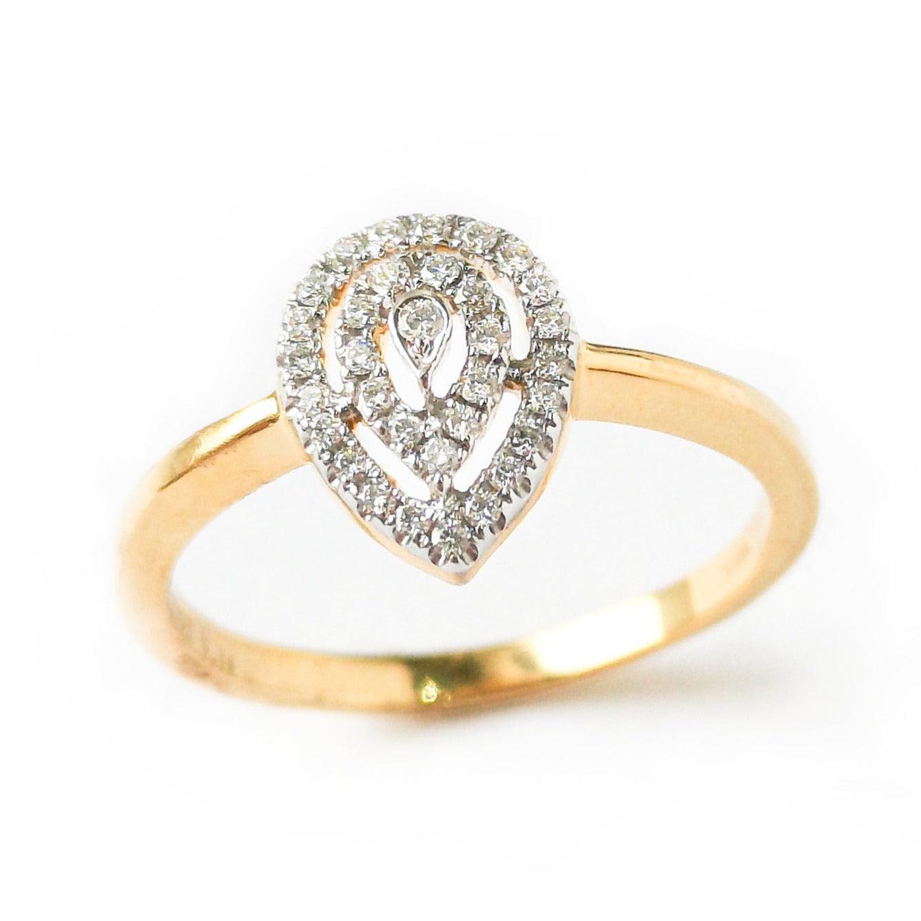 18ct White or Yellow Gold Diamond Dress Ring MCS3627 - Minar Jewellers