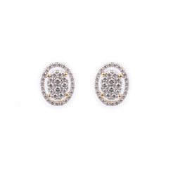18ct Yellow Gold Diamond Stud Earrings (0.63ct) MCS4298 - Minar Jewellers