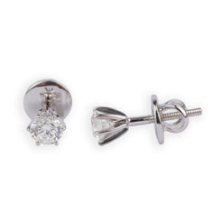 18ct White Gold Diamond Stud Earrings (0.54ct) MCS4703 - Minar Jewellers