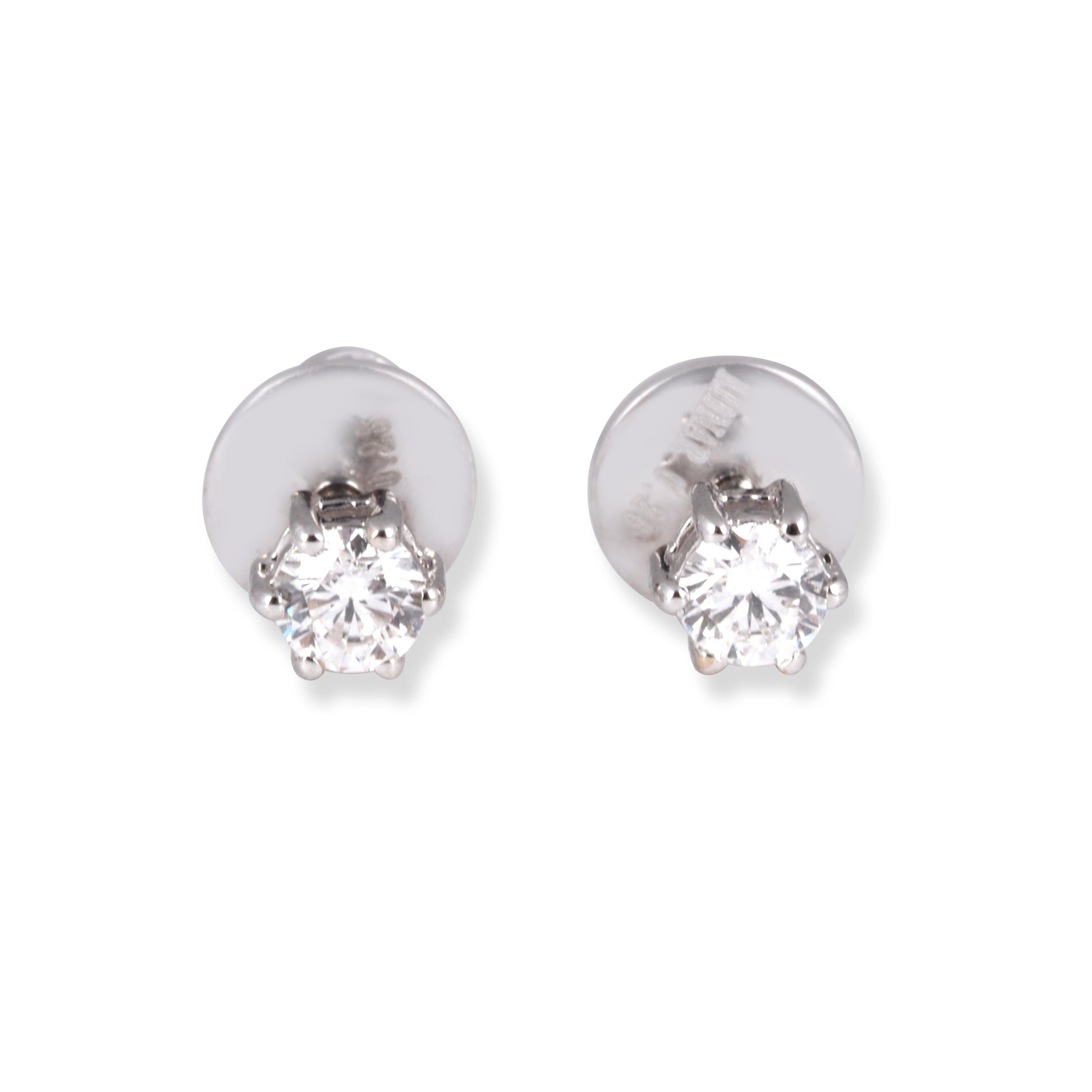 18ct Gold Diamond Stud Earrings 0.26ct MCS6948/45 - Minar Jewellers