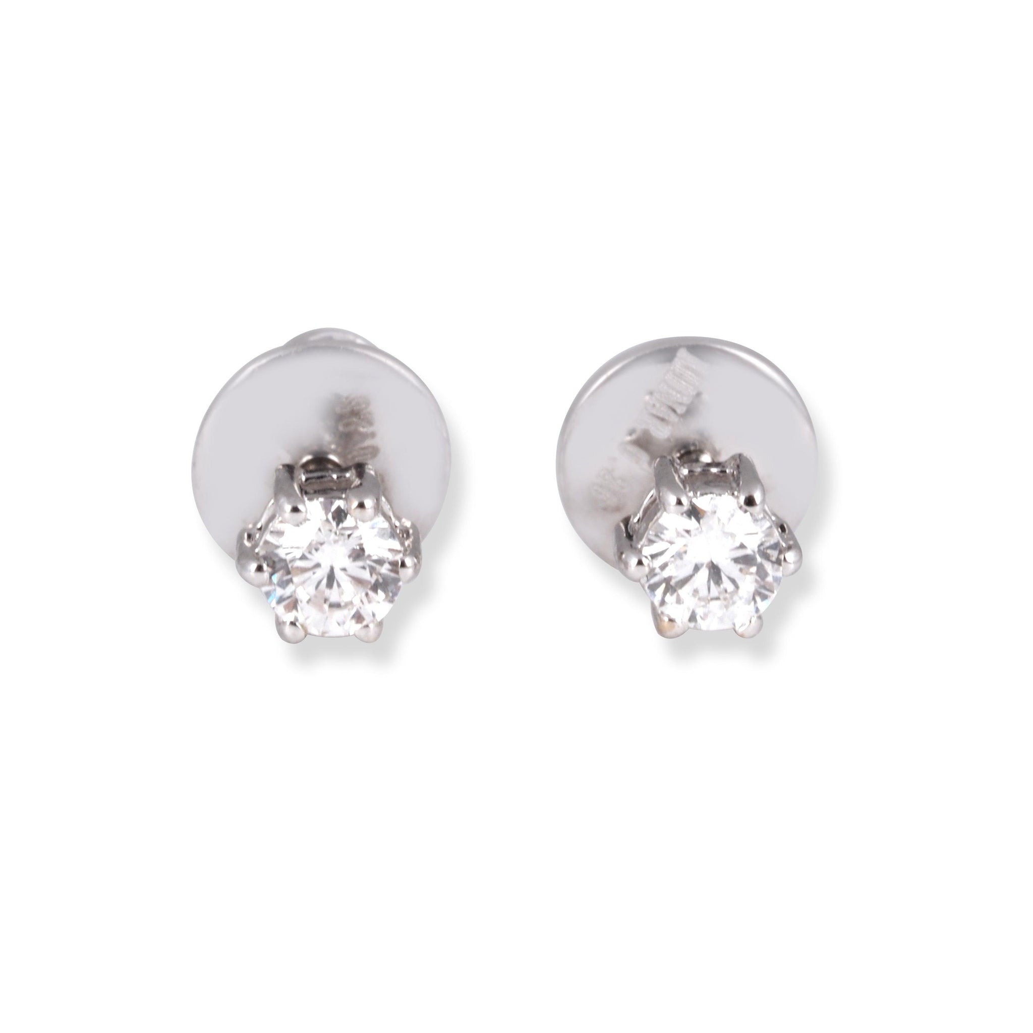 18ct Gold Diamond Stud Earrings 0.26ct MCS6948/45