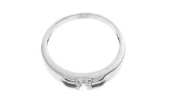 18ct White Gold Cubic Zirconia Dress Ring (3g) LR-2360 - Minar Jewellers