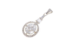 Sterling Silver Cubic Zirconia Pendant (G5356), Minar Jewellers - 1