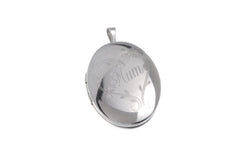 Sterling Silver 'Mum' Locket Pendant (P-5019) - Minar Jewellers