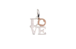 Sterling Silver 'Love' Pendant (G5378), Minar Jewellers - 2