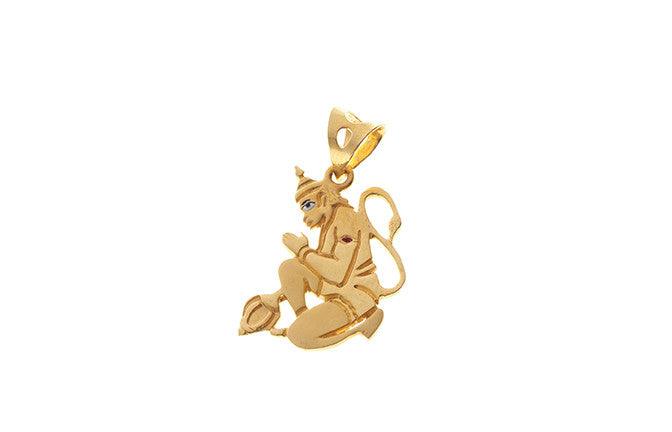 22ct Gold Hanuman Pendant (2.5g) P-5896