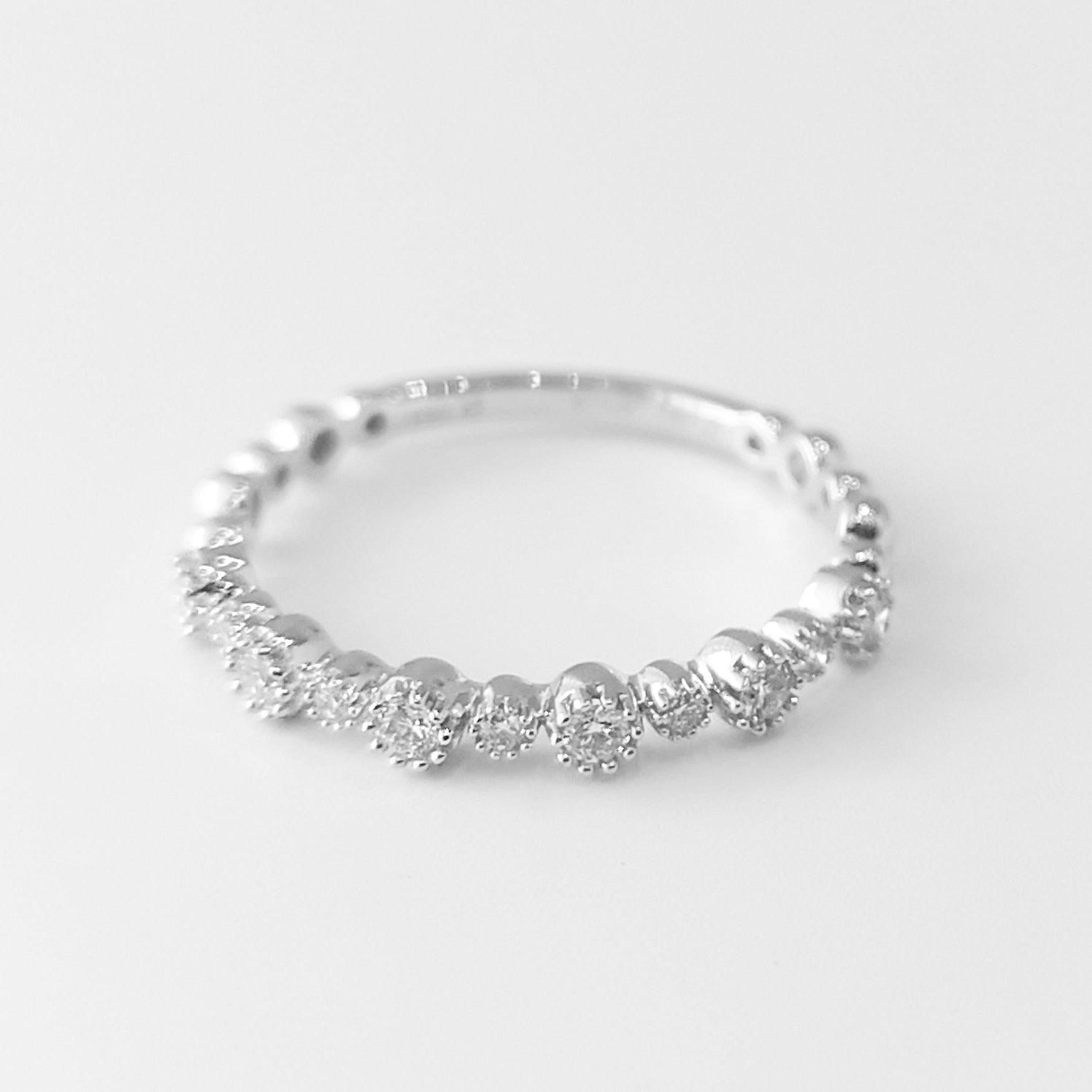 18ct White Gold Diamond Eternity Ring AR45042-17