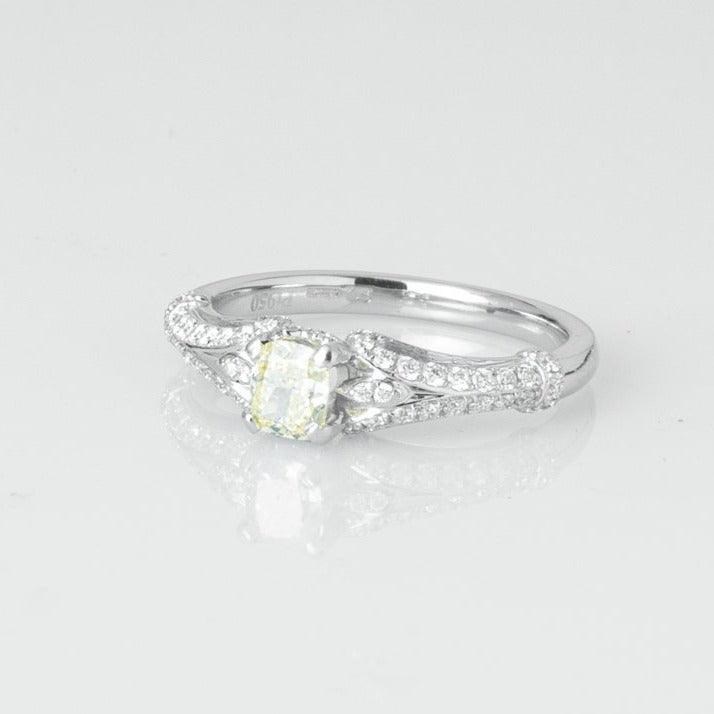 Platinum Diamond Engagement Ring VDRA2437 - Minar Jewellers
