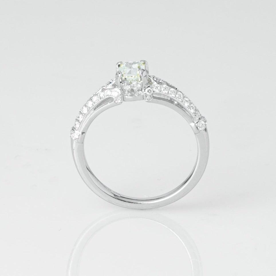 Platinum Diamond Engagement Ring VDRA2437 - Minar Jewellers