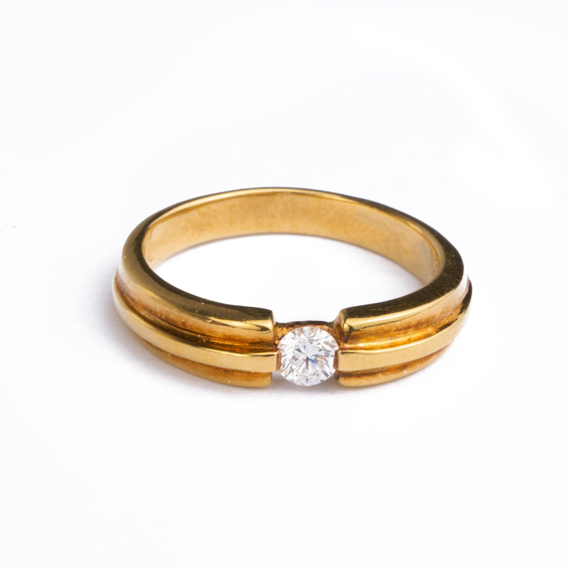18ct Yellow Gold Diamond Ring YAR4697A - Minar Jewellers