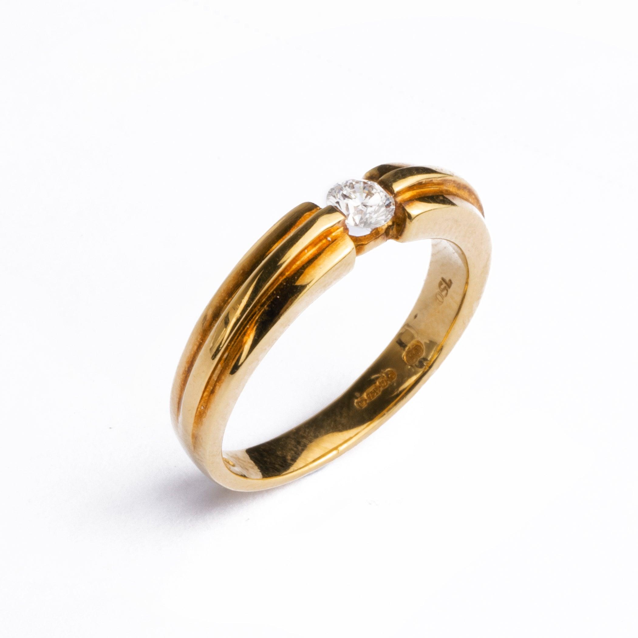 18ct Yellow Gold Diamond Ring YAR4697A - Minar Jewellers