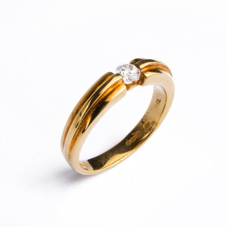 18ct Yellow Gold Diamond Ring YAR4697A