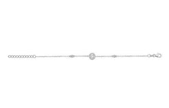 Sterling Silver Fancy Cubic Zirconia Bracelet SBR186A - Minar Jewellers