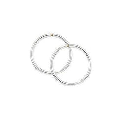 Sterling Silver 10mm Hoop Earrings SE695A - Minar Jewellers
