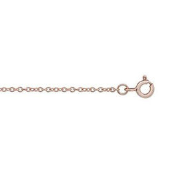 Rose Gold Plated Sterling Silver Chain SN001B - Minar Jewellers