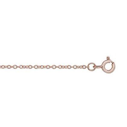 Rose Gold Plated Sterling Silver Chain SN001B