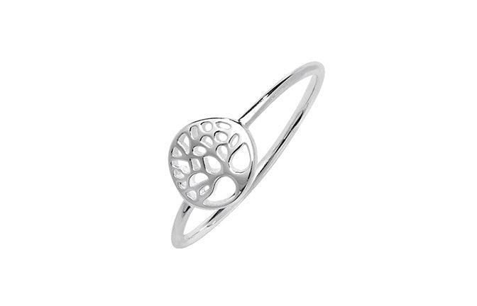 Sterling Silver Tree of Life Ring SR103C - Minar Jewellers